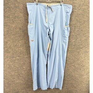 Cardinal Health Endura Activewear Track Pants Women XL Blue High Rise Drawstring
